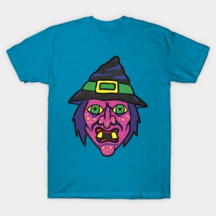 Vintage Halloween witch decoration tee shirt T-Shirt